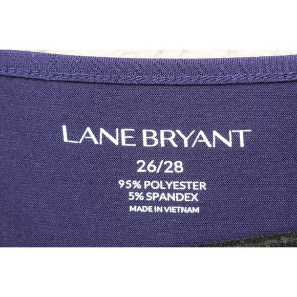 Lane Bryant Long Sleeve Silky Tunic-Size 26/28-Office - Picture 4 of 9